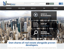 Tablet Screenshot of blockshares.com